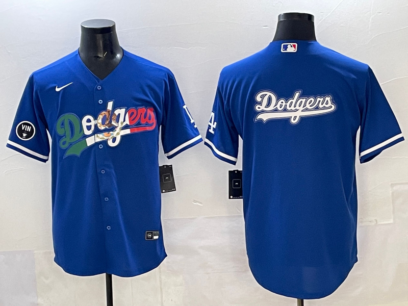Men Los Angeles Dodgers blank blue Nike 2025 MLB All Star Jersey 0023->los angeles dodgers->MLB Jersey